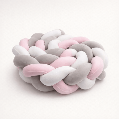 Tour de lit bébé tressé – POUR NOTRE BÉBÉ