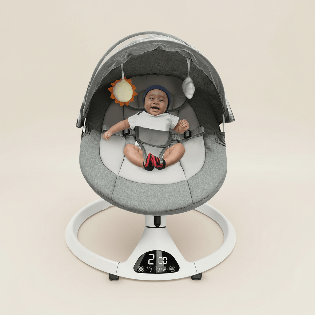 Transat bébé balancelle électrique Bluetooth | POUR NOTRE BÉBÉ