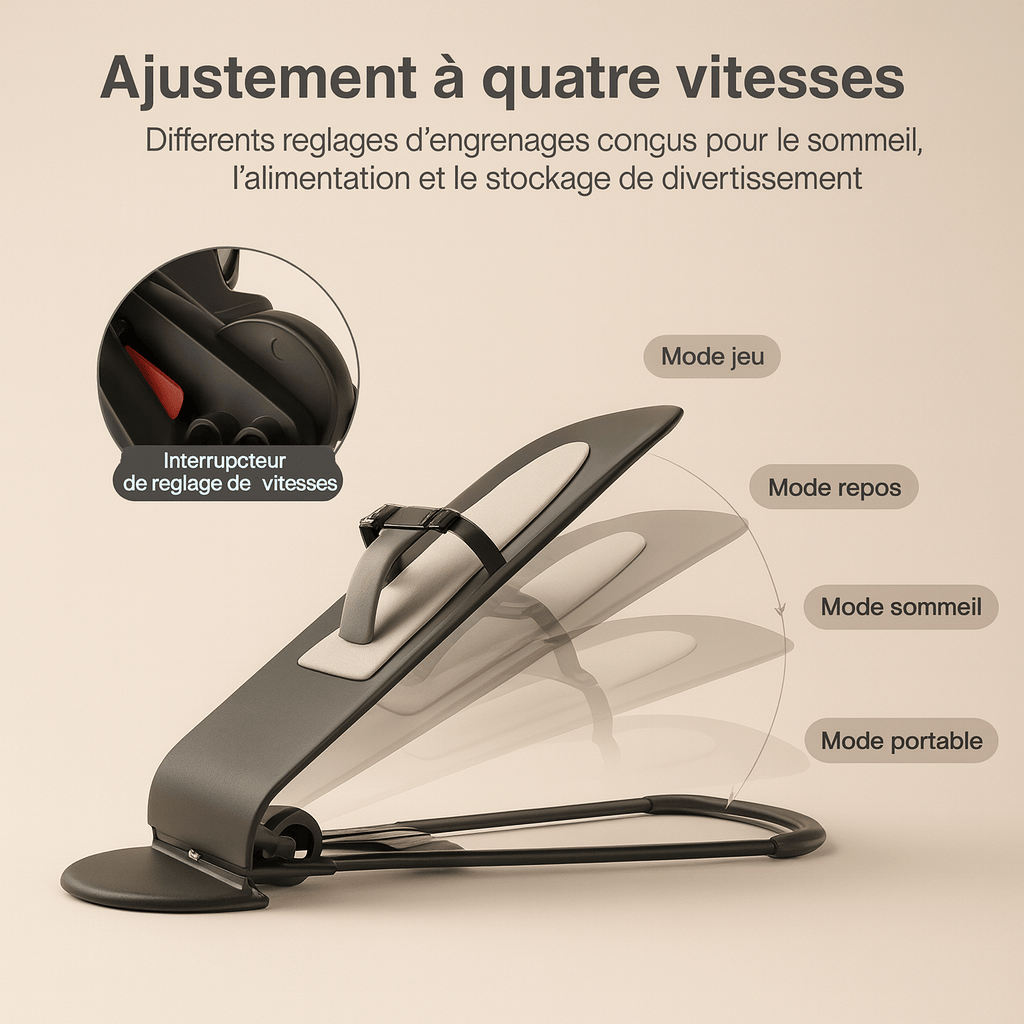 Transat bébé pliable inclinable | POUR NOTRE BÉBÉ