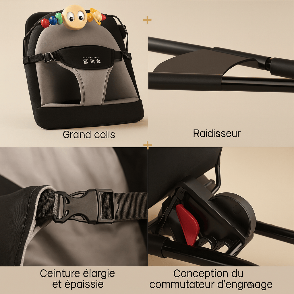 Transat bébé pliable inclinable | POUR NOTRE BÉBÉ